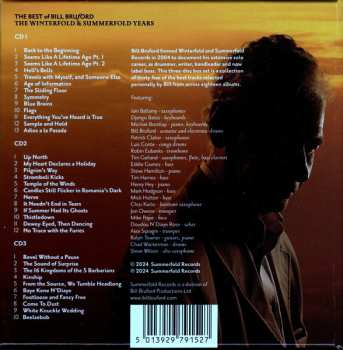 3CD/Set di cofanetti Bill Bruford: The Best Of Bill Bruford - The Winterfold & Summerfold Years