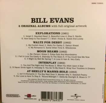 5CD/Set di cofanetti Bill Evans: 5 Original Albums