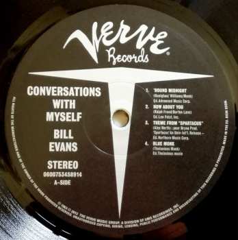 LP Bill Evans: Conversations With Myself