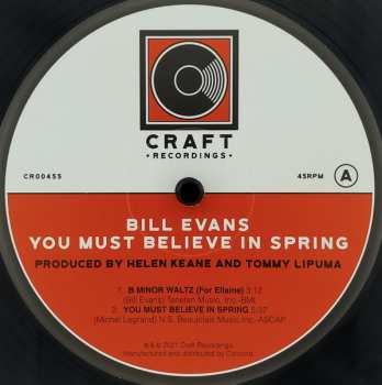 2LP Bill Evans: You Must Believe In Spring LTD