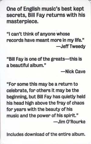 2LP Bill Fay: Life Is People