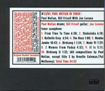 CD Paul Motian: Paul Motian In Tokio
