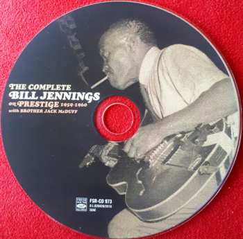 CD Bill Jennings: The Complete Bill Jennings On Prestige 1959-1960 With Brother Jack McDuff