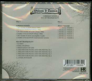 2CD Bill Tsamis: Lordian Winds & Sea Of Tranquility LTD