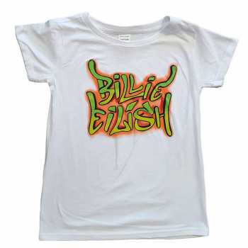 Merch Billie Eilish: Per bambini Girls Maglietta Graffiti 