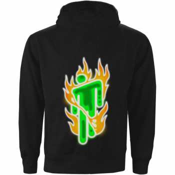 Merce Billie Eilish: Mikina Airbrush Flames Blohsh  S