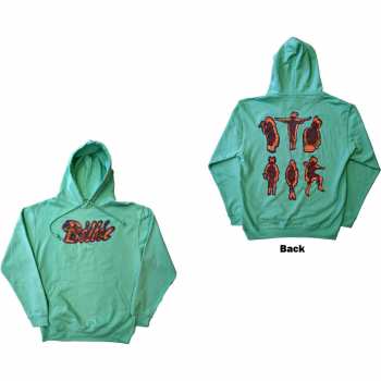 Merce Billie Eilish: Billie Eilish Unisex Pullover Hoodie: Silhouettes (back Print) (small) S