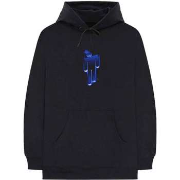 Merce Billie Eilish: Billie Eilish Unisex Pullover Hoodie: Therefore I Am (black) (small) S