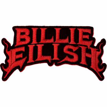 Merce Billie Eilish: Nášivka Flame Red