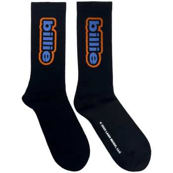 Merch Billie Eilish: Terry Socks Outline Logo Billie Eilish