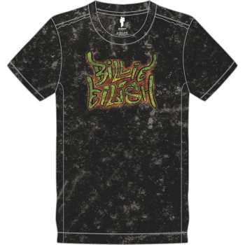 Merce Billie Eilish: Billie Eilish Unisex T-shirt: Graffiti (wash Collection) (small) S