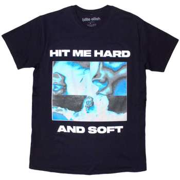 Merce Billie Eilish: Billie Eilish Unisex T-shirt: Hit Me Hard And Soft Negative (small) S
