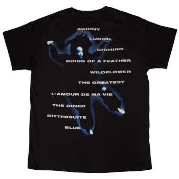 Merce Billie Eilish: Billie Eilish Unisex T-shirt: Hit Me Hard And Soft Tracklist (back Print) (small) S