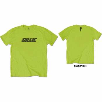 Merce Billie Eilish: Tričko Racer Logo Billie Eilish & Blohsh  S