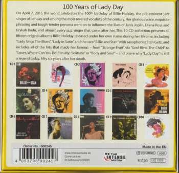 10CD/Set di cofanetti Billie Holiday: 100 Years Of Lady Day