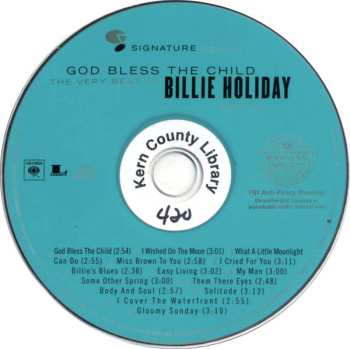CD Billie Holiday: God Bless The Child: The Very Best Of Billie Holiday
