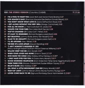 2CD Billie Holiday: Lady In Satin - The Stereo & Mono Versions