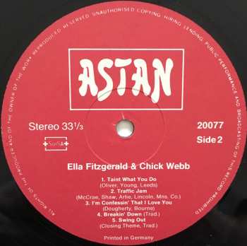6LP/Set di cofanetti Ella Fitzgerald: Ladies Of Jazz 