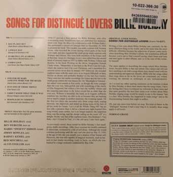 LP Billie Holiday: Songs For Distingué Lovers LTD | CLR
