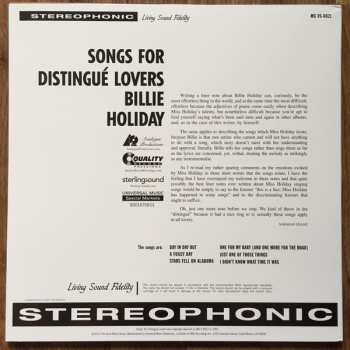 2LP Billie Holiday: Songs For Distingué Lovers LTD
