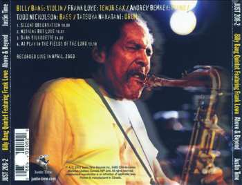 CD Billy Bang Quintet: Above & Beyond: An Evening In Grand Rapids