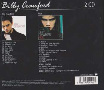 2CD/Set di cofanetti Billy Crawford: Billy Crawford / Ride