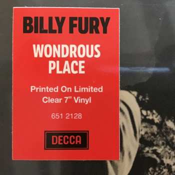 SP Billy Fury: Wondrous Place  CLR | LTD