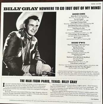 LP Billy Gray: Nowhere To Go (But Out Of My Mind)