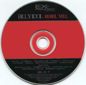 CD Billy Idol: Rebel Yell