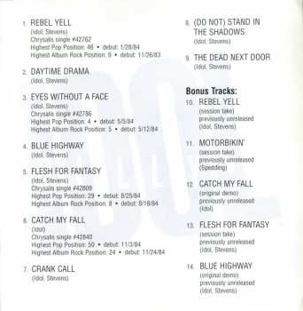 CD Billy Idol: Rebel Yell