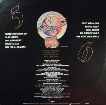 LP Billy Idol: Whiplash Smile