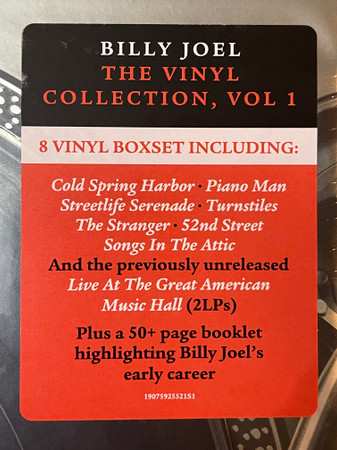 9LP/Set di cofanetti Billy Joel: The Vinyl Collection, Vol. 1