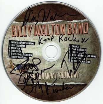 CD Billy Walton Band: Wish For What You Want