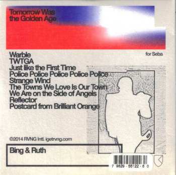 CD Bing And Ruth: Tomorrow Was The Golden Age