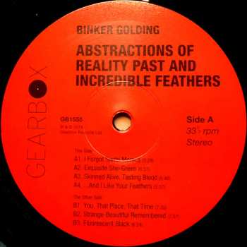LP Binker Golding: Abstractions Of Reality Past And Incredible Feathers