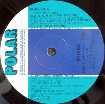 LP Björn & Benny, Agnetha & Anni-Frid: Ring Ring