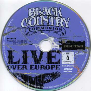 2DVD Black Country Communion: Live Over Europe