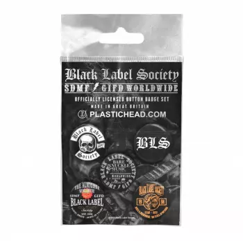 Set Spillette Black Label Society Button Badge Set