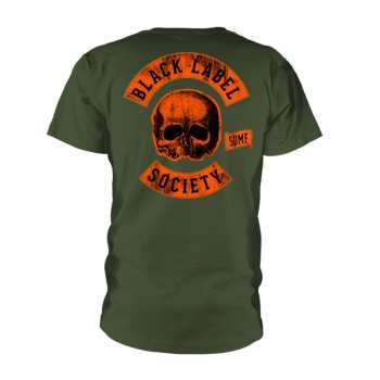 Merce Black Label Society: Tričko Hardcore Iron (military Green) S