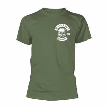 Merch Black Label Society: Maglietta Skull Logo Black Label Society Pocket (olive)