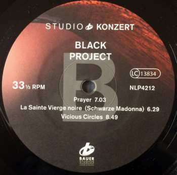 LP Black Project: Studio Konzert LTD | NUM