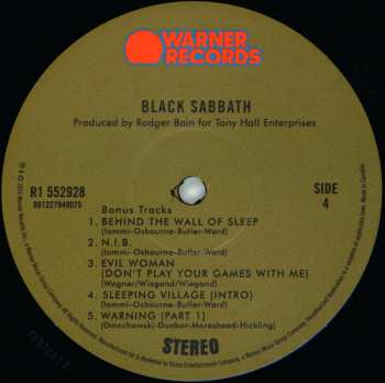 2LP Black Sabbath: Black Sabbath DLX