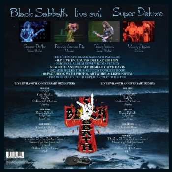 4LP/Set di cofanetti Black Sabbath: Live Evil Super Deluxe DLX