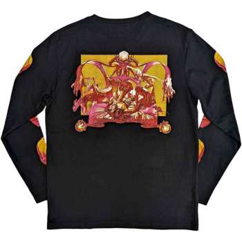 Merce Black Sabbath: Black Sabbath Unisex Long Sleeve T-shirt: Bloody Sabbath (back & Sleeve Print) (small) S