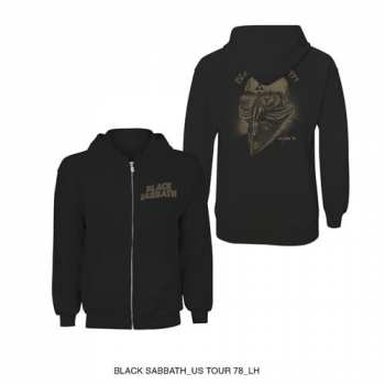 Merch Black Sabbath: Felpa con cerniera Tour 1978 