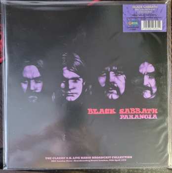 LP Black Sabbath: Paranoia (BBC Sunday Show : Broadcasting House London 26th April 1970) CLR | LTD | NUM