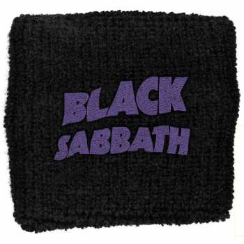 Merch Black Sabbath: Fascia tergisudore Purple Wavy Logo Black Sabbath 