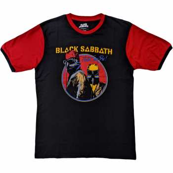 Merce Black Sabbath: Black Sabbath Unisex Ringer T-shirt: Never Say Die (small) S