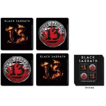 Merce Black Sabbath: Black Sabbath Coaster Set: 13