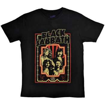 Merce Black Sabbath: Black Sabbath Unisex T-shirt: Est 1968 (small) S